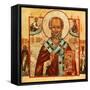 Saint Nicholas-null-Framed Stretched Canvas