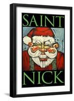 Saint Nick Poster-Tim Nyberg-Framed Giclee Print