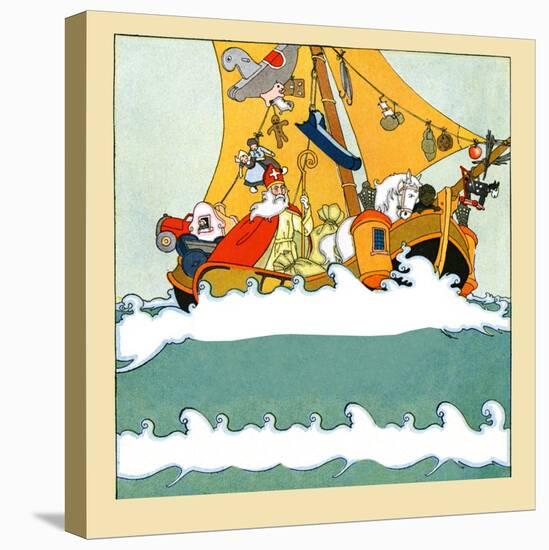 Saint Nicolas' Boat-Maud & Miska Petersham-Stretched Canvas