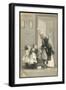 Saint Nicolas Visits Some Children and Gives Them Presents-null-Framed Photographic Print