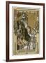 Saint Nicolas with Children, The Original Santa Claus-Heinrich Lefler-Framed Premium Giclee Print