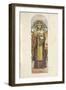 Saint Nikita, Bishop of Novgorod, 1884-1889-Viktor Mikhaylovich Vasnetsov-Framed Giclee Print