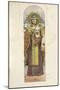 Saint Nikita, Bishop of Novgorod, 1884-1889-Viktor Mikhaylovich Vasnetsov-Mounted Giclee Print