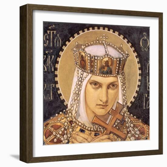 Saint Olga, Princess of Kiev, Second Half of the 19th C-Nikolai Alexandrovich Bruni-Framed Giclee Print