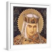 Saint Olga, Princess of Kiev, Second Half of the 19th C-Nikolai Alexandrovich Bruni-Framed Giclee Print