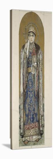 Saint Olga, Princess of Kiev (Study for Frescos in the St Vladimir's Cathedral of Kie), 1884-1889-Viktor Mikhaylovich Vasnetsov-Stretched Canvas