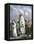 Saint Patrick Journeying to Tara to Convert the Irish, 5th Century Ad-null-Framed Stretched Canvas