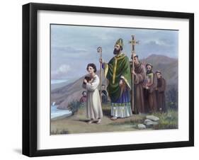 Saint Patrick Journeys to Tara-Vittorio Bianchini-Framed Giclee Print