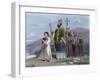 Saint Patrick Journeys to Tara-Vittorio Bianchini-Framed Giclee Print