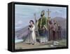 Saint Patrick Journeys to Tara-Vittorio Bianchini-Framed Stretched Canvas