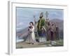 Saint Patrick Journeys to Tara-Vittorio Bianchini-Framed Giclee Print