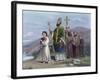 Saint Patrick Journeys to Tara-Vittorio Bianchini-Framed Giclee Print