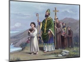 Saint Patrick Journeys to Tara-Vittorio Bianchini-Mounted Giclee Print