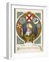 Saint Patrick Postcard Commemorating His Coming to Ireland 1500 Years Previously-null-Framed Art Print