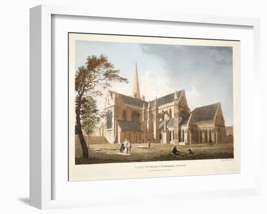 Saint Patrick's Cathedral, Dublin, 1793-James Malton-Framed Giclee Print