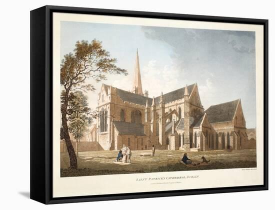 Saint Patrick's Cathedral, Dublin, 1793-James Malton-Framed Stretched Canvas