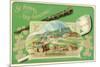 Saint Patrick's Day Greetings Postcard-David Pollack-Mounted Giclee Print