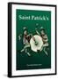 Saint Patrick, Two Harps Beat as One-null-Framed Art Print