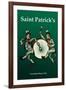 Saint Patrick, Two Harps Beat as One-null-Framed Art Print