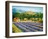 Saint Paul De Vence and Lavender-Marilyn Dunlap-Framed Art Print