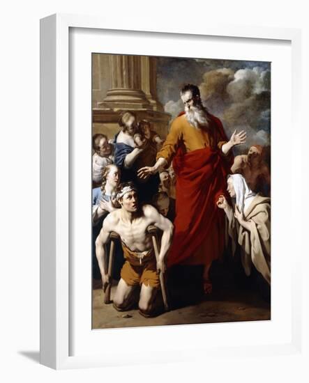 Saint Paul Healing the Sick at Lystra-Karel Dujardin-Framed Giclee Print