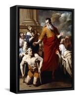 Saint Paul Healing the Sick at Lystra-Karel Dujardin-Framed Stretched Canvas