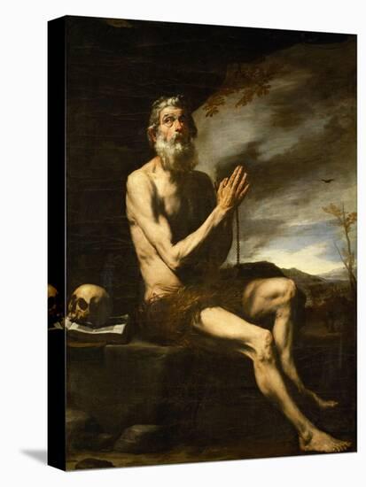 Saint Paul Hermit-Jusepe de Ribera-Stretched Canvas