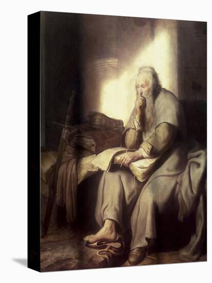 Saint Paul in Prison-Rembrandt van Rijn-Stretched Canvas