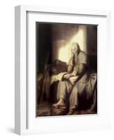 Saint Paul in Prison-Rembrandt van Rijn-Framed Giclee Print