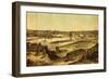 Saint Paul, Minnesota - Panoramic Map-Lantern Press-Framed Art Print