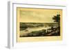 Saint Paul, Minnesota - Panoramic Map-Lantern Press-Framed Art Print