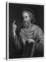 Saint Paul of Tarsus Rabbi Tentmaker Missionary Depicted Preaching-null-Stretched Canvas