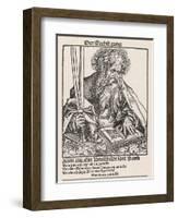 Saint Paul of Tarsus Rabbi Tentmaker Missionary Reading Book Swords in Hand-null-Framed Art Print