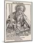 Saint Paul of Tarsus Rabbi Tentmaker Missionary Reading Book Swords in Hand-null-Mounted Art Print