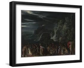 Saint Paul on Malta, Ca. 1600-Adam Elsheimer-Framed Giclee Print