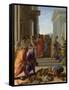 Saint Paul Preaching at Ephesus, 1649 (Oil on Canvas)-Eustache Le Sueur-Framed Stretched Canvas