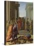 Saint Paul Preaching at Ephesus, 1649-Eustache Le Sueur-Stretched Canvas
