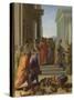 Saint Paul Preaching at Ephesus, 1649-Eustache Le Sueur-Stretched Canvas