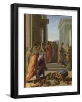 Saint Paul Preaching at Ephesus, 1649-Eustache Le Sueur-Framed Giclee Print