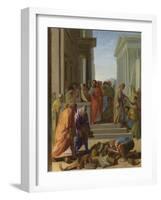 Saint Paul Preaching at Ephesus, 1649-Eustache Le Sueur-Framed Giclee Print