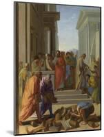 Saint Paul Preaching at Ephesus, 1649-Eustache Le Sueur-Mounted Giclee Print