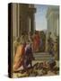 Saint Paul Preaching at Ephesus, 1649-Eustache Le Sueur-Stretched Canvas