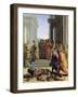 Saint Paul Preaching in Ephesus-Eustache Le Sueur-Framed Giclee Print