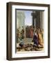 Saint Paul Preaching in Ephesus-Eustache Le Sueur-Framed Giclee Print