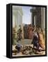 Saint Paul Preaching in Ephesus-Eustache Le Sueur-Framed Stretched Canvas