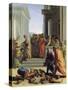 Saint Paul Preaching in Ephesus-Eustache Le Sueur-Stretched Canvas