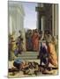 Saint Paul Preaching in Ephesus-Eustache Le Sueur-Mounted Giclee Print