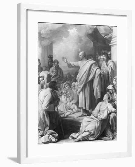 Saint Paul Preaching to Corinthians-null-Framed Giclee Print