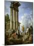 Saint Paul Prophesying Amongst the Ruins, ca. 1735-Giovanni Paolo Panini-Mounted Giclee Print