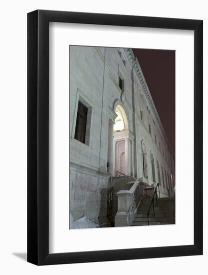 Saint Paul Public Library at Night-jrferrermn-Framed Photographic Print